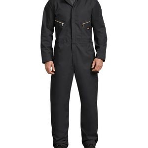Dickies Long Sleeve Black Coveralls